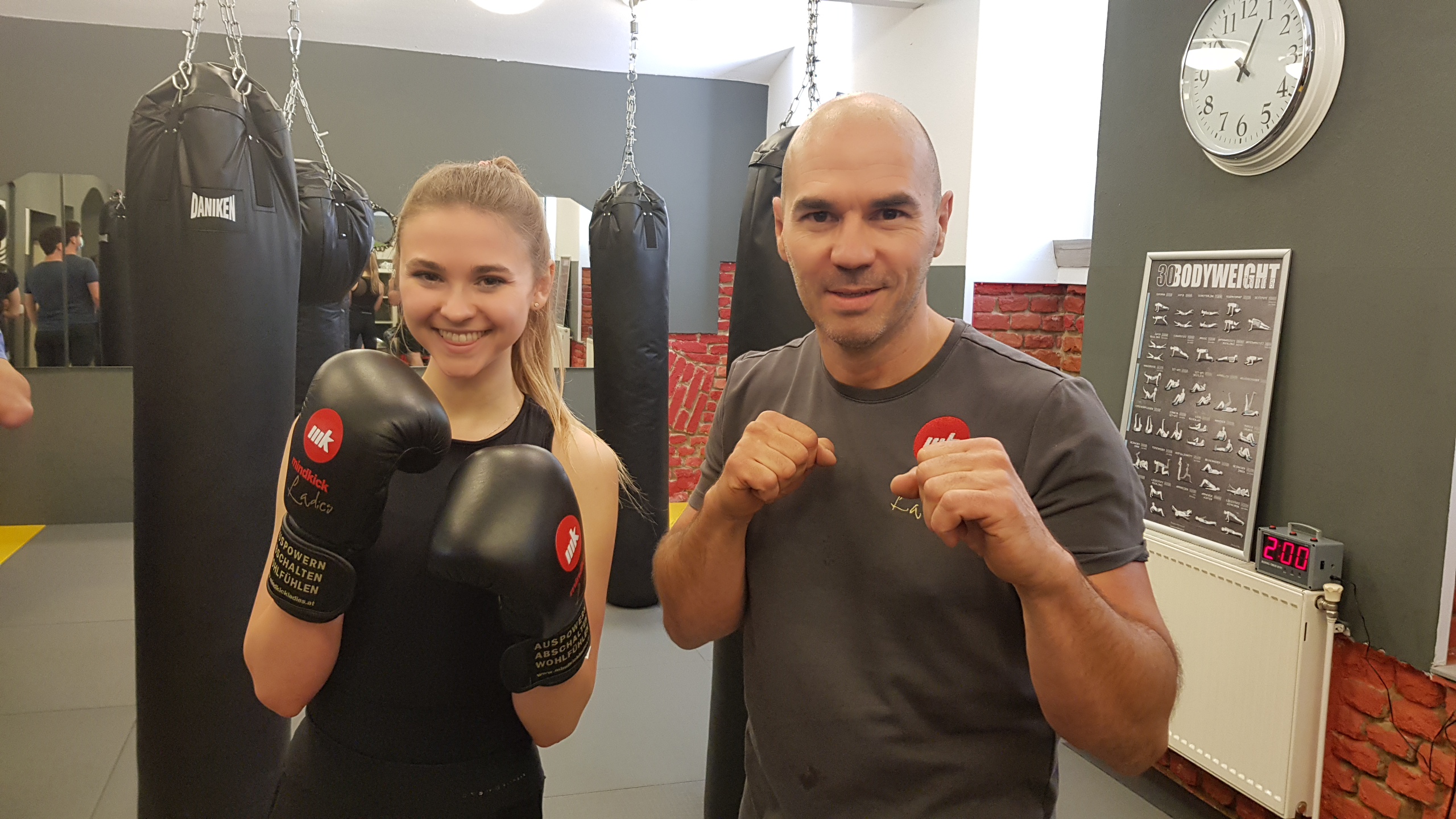 Kickboxen Psychologie Wien & Österreich Frauen Kickboxen in Wien mit Leonie